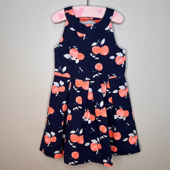 Janie and Jack Other - Janie and Jack Pleated cherry Dress size 4T